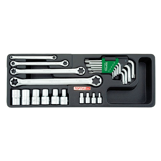 23PCS - Star Wrench, Sockets & Key Wrench Set