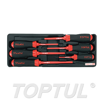 6PCS - VDE Insulated Slotted & Phillips Screwdriver Set