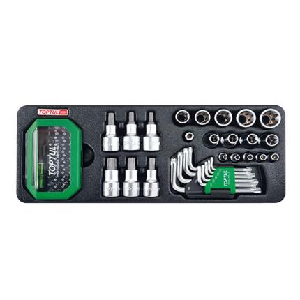 65PCS - Star Socket, Key Wrench &amp; Bit Set