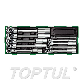 10PCS - Angled Socket Wrench Set