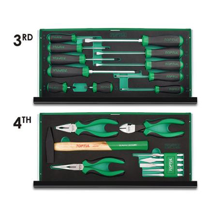 114PCS Professional Mechanical Tool Set W/3-Drawer Tool Chest
