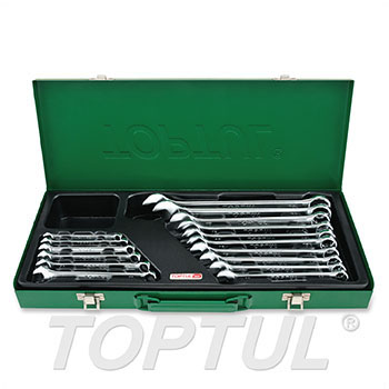 15° Offset Pro-Line Combination Wrench Set - METRIC