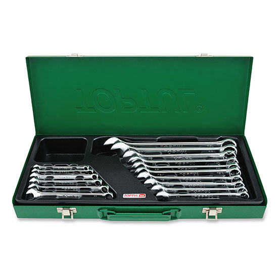 15° Offset Pro-Line Combination Wrench Set - METRIC