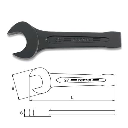 Slogging Open End Wrench - TOPTUL The Mark of Professional Tools