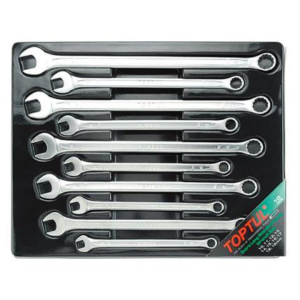15&#xB0; Offset Extra Long Combination Wrench Set - TRAY