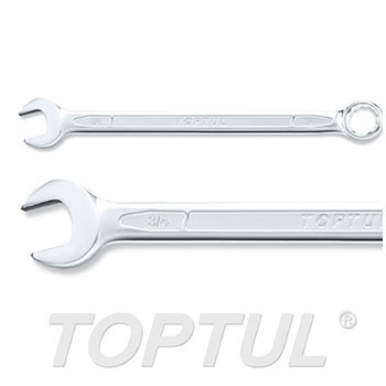 Long Combination Wrench 15° Offset - METRIC (Satin Chrome Finished)