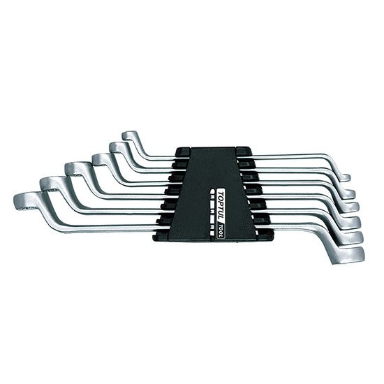 Double Ring Wrench Set 8-Pc/Rack 6x7 - 20x22mm