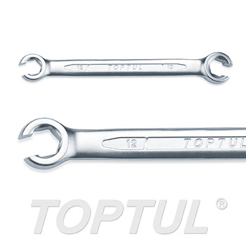 6PT - Flare Nut Wrench - METRIC (Satin Chrome Finished)