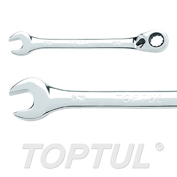 Reversible Ratchet Combination Wrench - SAE