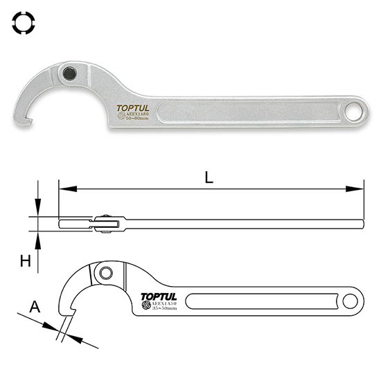 Premium Vector | Hand-drawn adjustable wrench illustration
