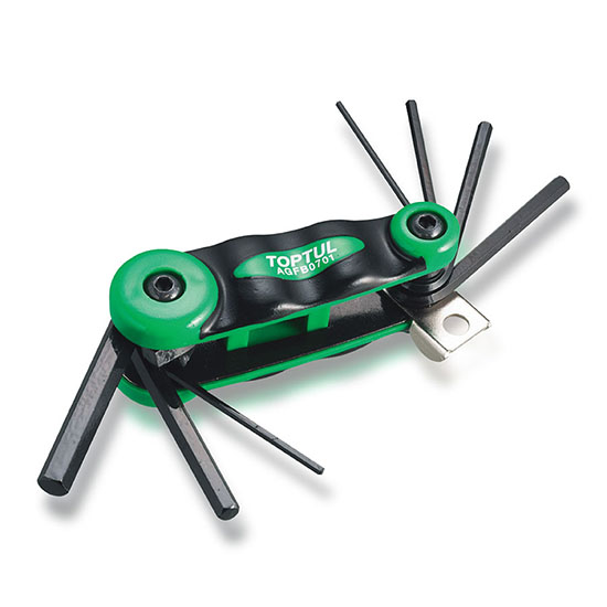 7-in-1 Foldable Hex Key Wrench Set