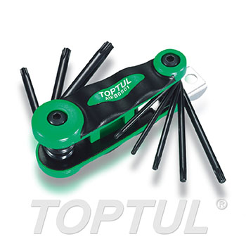 8-in-1 Foldable Star Key Wrench Set