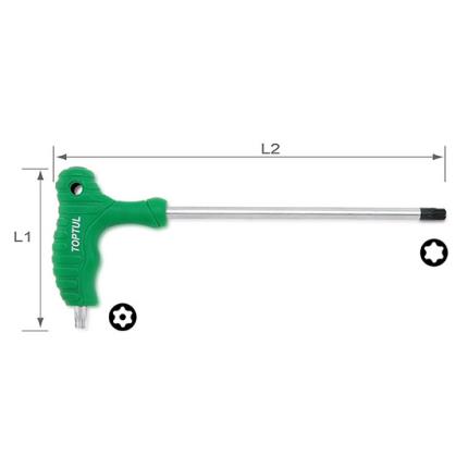 L-Type Two Way Star &amp; Tamperproof Key Wrench