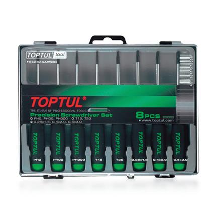 8PCS Precision Screwdriver Set (Slotted, Phillips &amp; Star Type)