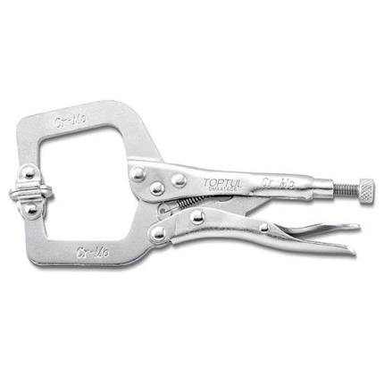 C-Clamp Locking Pliers with Swivel Pads (6&quot;)
