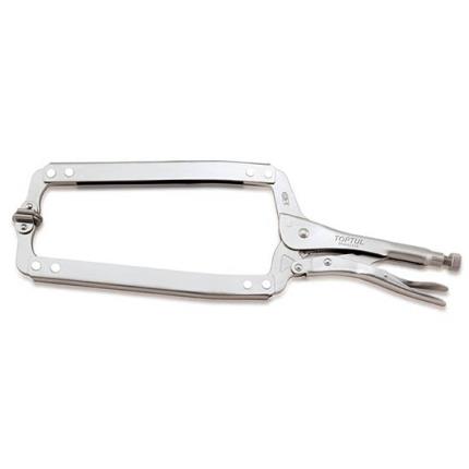 C-Clamp Locking Pliers with Swivel Pads (18&quot;)