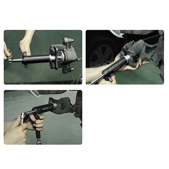 Cosda - Disc Brake Caliper Tool Set for Winding Back Brake Piston into  Caliper (18 pcs)