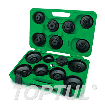 16PCS Automotive Cup Type Oil Filter Wrench Set