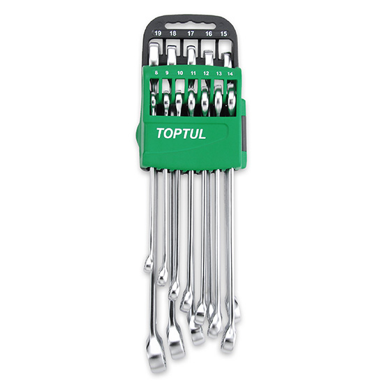 15° Offset Long Combination Wrench Set - STORAGE RACK
