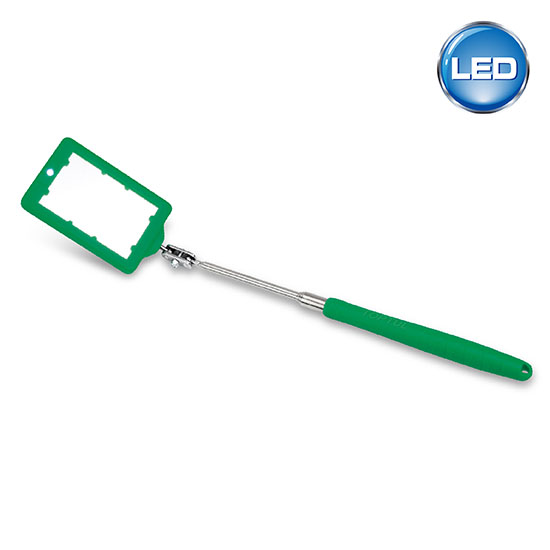 Telescoping Inspection Mirror with LED Light