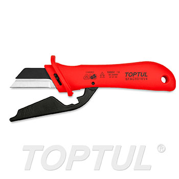 VDE Insulated Cable Knife with Replaceable Blade