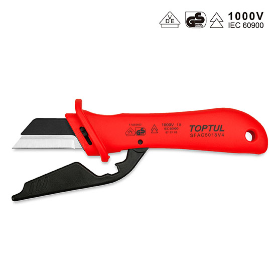 Electrician Knife, Insulated Cutter, Stainless Steel Blade, Electric Cable  Repair