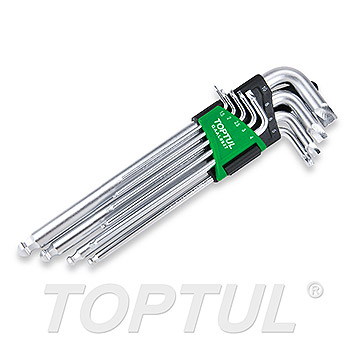 7PCS Short Type Hex Key Wrench Set - TOPTUL The Mark of Professional Tools