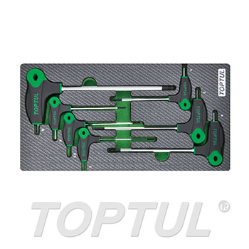 7PCS - L-Type Two Way Ball Point & Hex Key Wrench Set