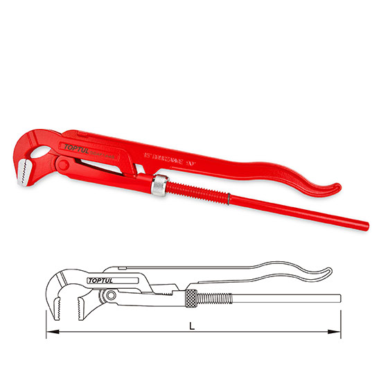 Pipe Wrench (90° Swedish Model)