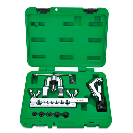 Tube Cutter & Double Flaring Tool Set - TOPTUL The Mark of