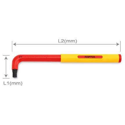 VDE Insulated Extra Long Type Hex Key Wrench