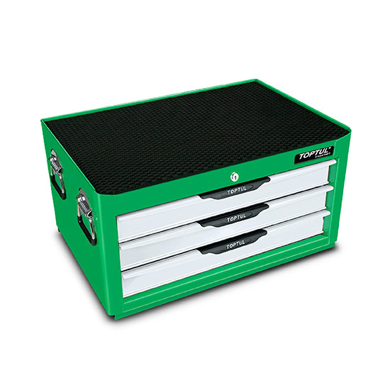 3-Drawer Middle Tool Chest - PRO-LINE SERIES - GREEN