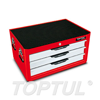 3-Drawer Middle Tool Chest - PRO-LINE SERIES - RED