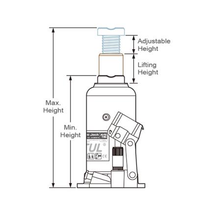 Professional Series Hydraulic Bottle Jack