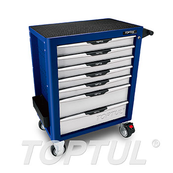 7-Drawer Mobile Tool Trolley - PRO-PLUS SERIES - BLUE - MATTE FINISH