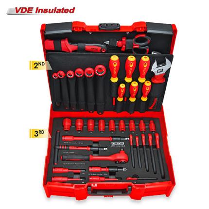 42PCS VDE Insulated Mechanical Tool Set