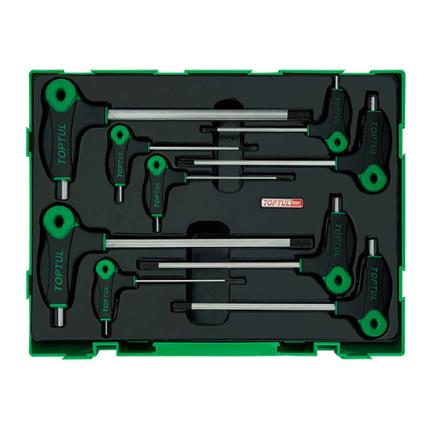 9PCS - L-Type Two Way Ball Point &amp; Hex Key Wrench Set