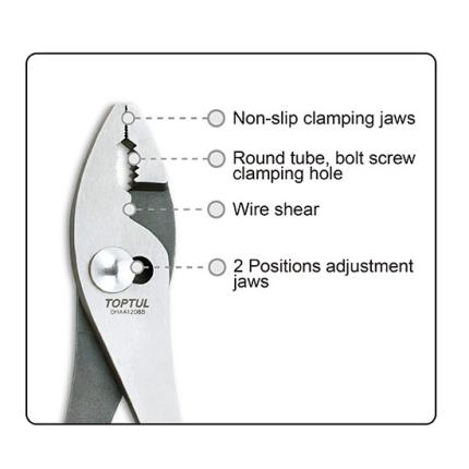 Slip Joint Pliers - TOPTUL The Mark of Professional Tools