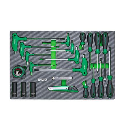 22PCS - Screwdriver, L-Type Two Way Ball Point &amp; Hex Key Wrench Set