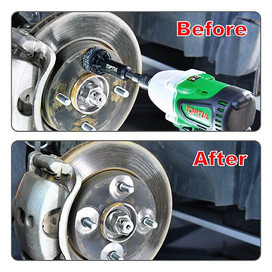 14PCS Wheel Hub Grinder Set TOPTUL The Mark of Professional Tools