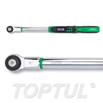 Digital Torque / Angle Wrench with Reversible Ratchet Insert Tool