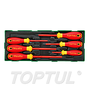6PCS PRO-PLUS SERIES VDE Insulated Slotted & Phillips Screwdriver Set