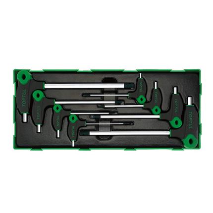 8PCS - L-Type Two Way Ball Point &amp; Hex Key Wrench Set