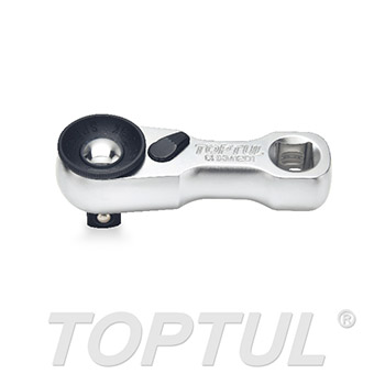 Stubby Reversible Ratchet Handle with Quick Release