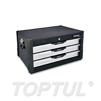 3-Drawer Middle Tool Chest - BUMPER SERIES - BLACK