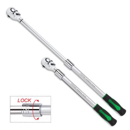 Reversible Ratchet with Adjustable Handle (Quick Release) - TOPTUL The Mark  of Professional Tools
