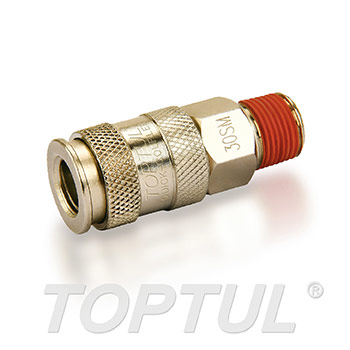 Quick-Coupler with Male Thread (EU Type)
