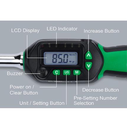 Digital Torque Wrench - Short Handle Type