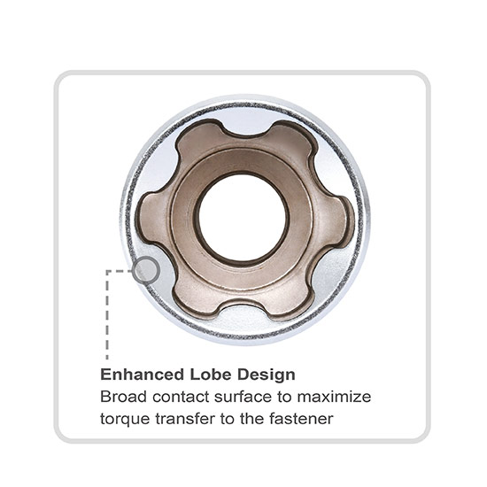 Torx Plus® EP Sockets - TOPTUL The Mark of Professional Tools