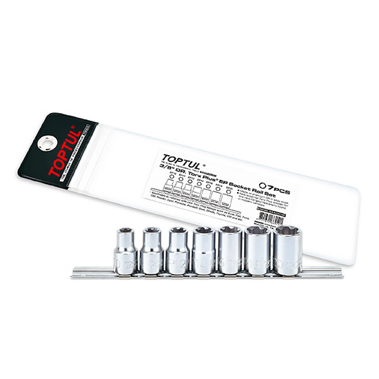 7PCS 3/8" DR. Torx Plus® EP Socket Rail Set
